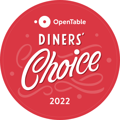 Terras was recently awarded Diners' Choice 2022 by OpenTable diners!